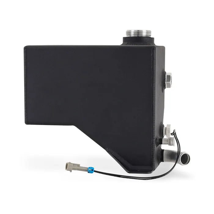 Mishimoto MMRT - DMAX - 01 Wrinkle Black Aluminum Degas Tank (2001 - 2007 Duramax) - Southern Diesel Supply