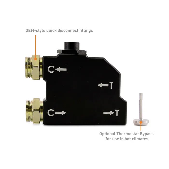 Mishimoto MMTC - RAM - TBV Transmission Thermal Bypass Valve W/Removable Thermostat (2013 - 2018 Cummins) - Southern Diesel Supply