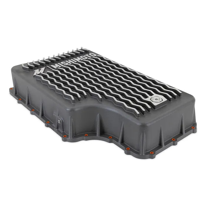 Mishimoto MMTP - F2D - 11 6R140 Cast Aluminum Transmission Pan (2011 - 2019 Power Stroke) - Southern Diesel Supply