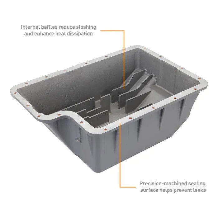 Mishimoto MMTP - F2D - 89 Transmission Pan (1994 - 2010 Power Stroke) - Southern Diesel Supply