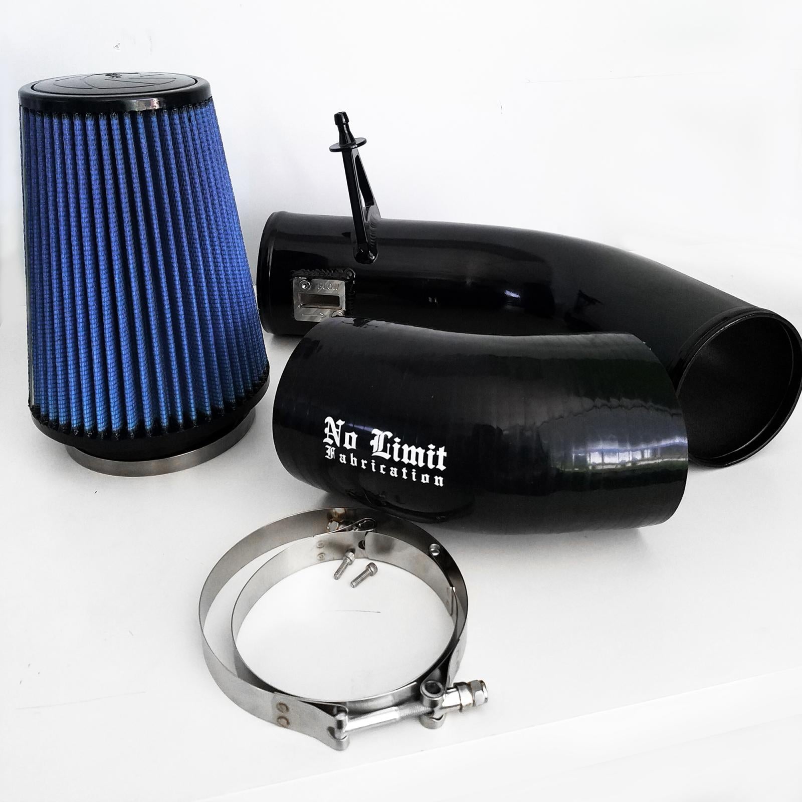 No Limit Fabrication 6.7 Cold Air Intake Black Oiled Filter 2017 - Present No Limit Fabrication - Southern Diesel Supply