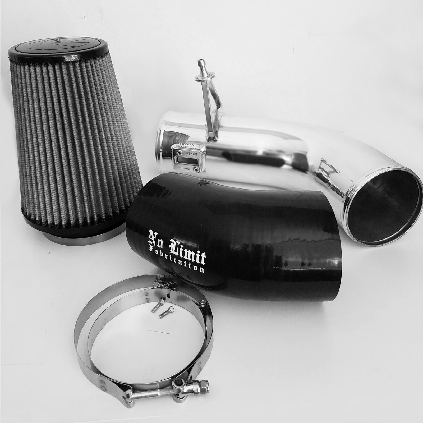 No Limit Fabrication 6.7 Cold Air Intake Polished Dry Filter 2017 - Present No Limit Fabrication - Southern Diesel Supply