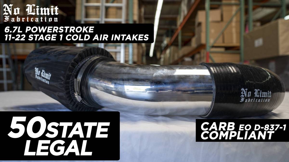 No Limit Fabrication 67CAI17 Stage 1 Cold Air Intake (2017-2019 6.7L PowerStroke) - Southern Diesel Supply