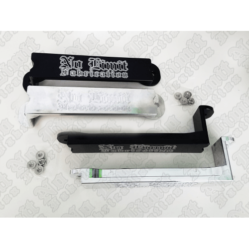 No Limit Fabrication No Limit Battery Hold Down Kit 11 - 16 Ford Powerstroke Raw - Southern Diesel Supply
