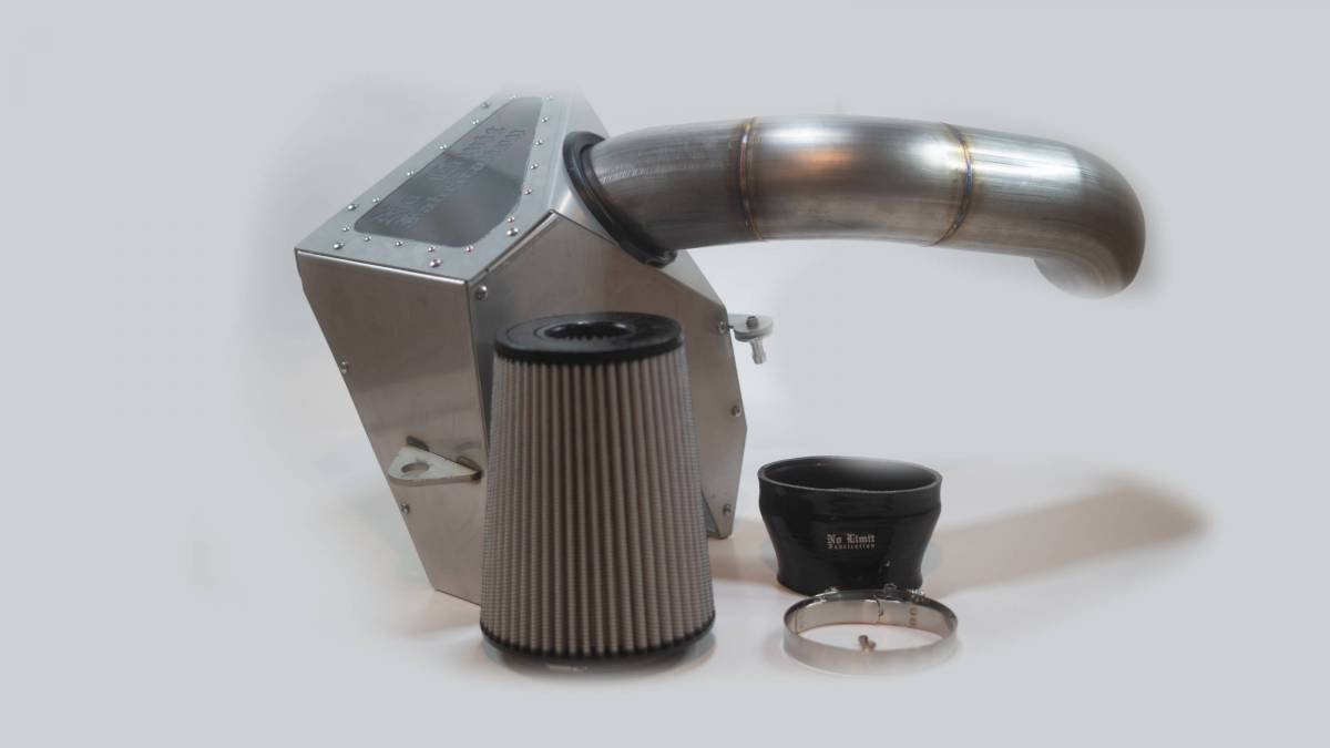 No Limit Fabrication Premium Cold Air Intake Polished No Limit Fabrication - Southern Diesel Supply