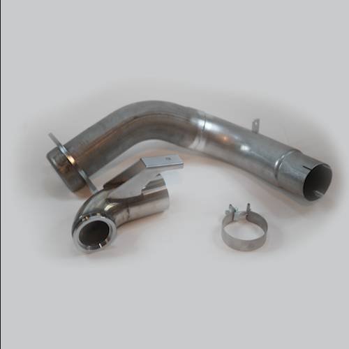 No Limit Fabrication Stainless Steel Down Pipe For 2015 - 2019 6.7 Power Stroke Diesel No Limit - Southern Diesel Supply
