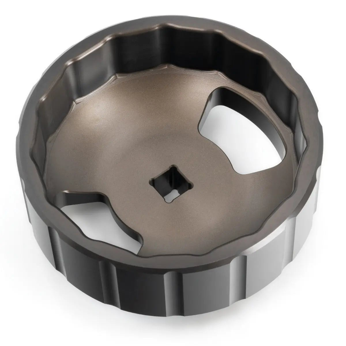 PPE 114000559 107mm Billet Aluminum Engine Oil Filter Socket (2001 - 2019 6.6L Duramax) - Southern Diesel Supply