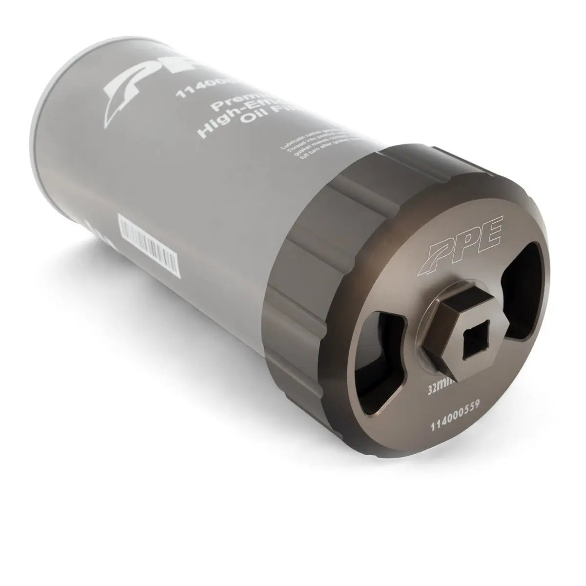 PPE 114000559 107mm Billet Aluminum Engine Oil Filter Socket (2001 - 2019 6.6L Duramax) - Southern Diesel Supply