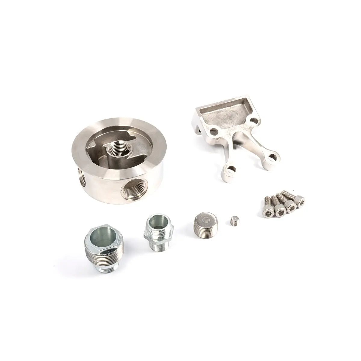 PPE 114002000 304 Stainless Steel Remote Filter Mount (2001 - 2010 Duramax) - Southern Diesel Supply