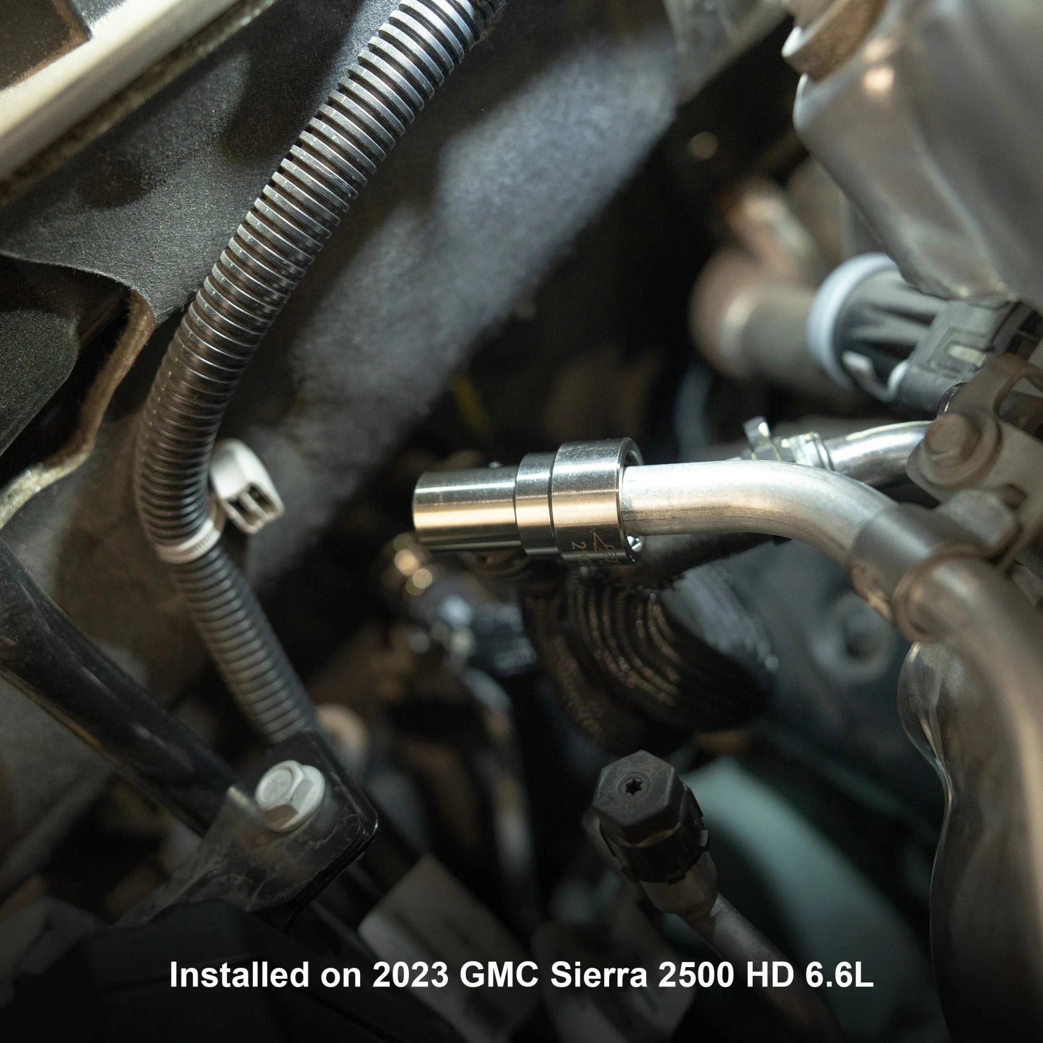PPE 219020000 Stainless Steel Heater Hose Connector (2007.5 - 2024 Cummins; 2017 - 2019 Duramax) - Southern Diesel Supply
