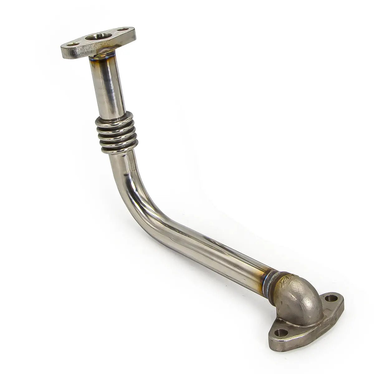 PPE 304 Stainless Steel Oil Return Pipe for Aftermarket Turbo (2001-2010 6.6L Duramax) - Southern Diesel Supply