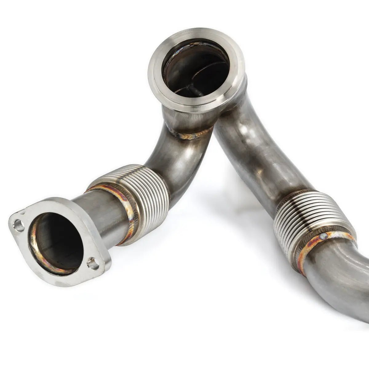 PPE 316119503 OEM Performance Up-Pipes use with Round EGR Cooler (2003.5-2004 6.0L PowerStroke) - Southern Diesel Supply