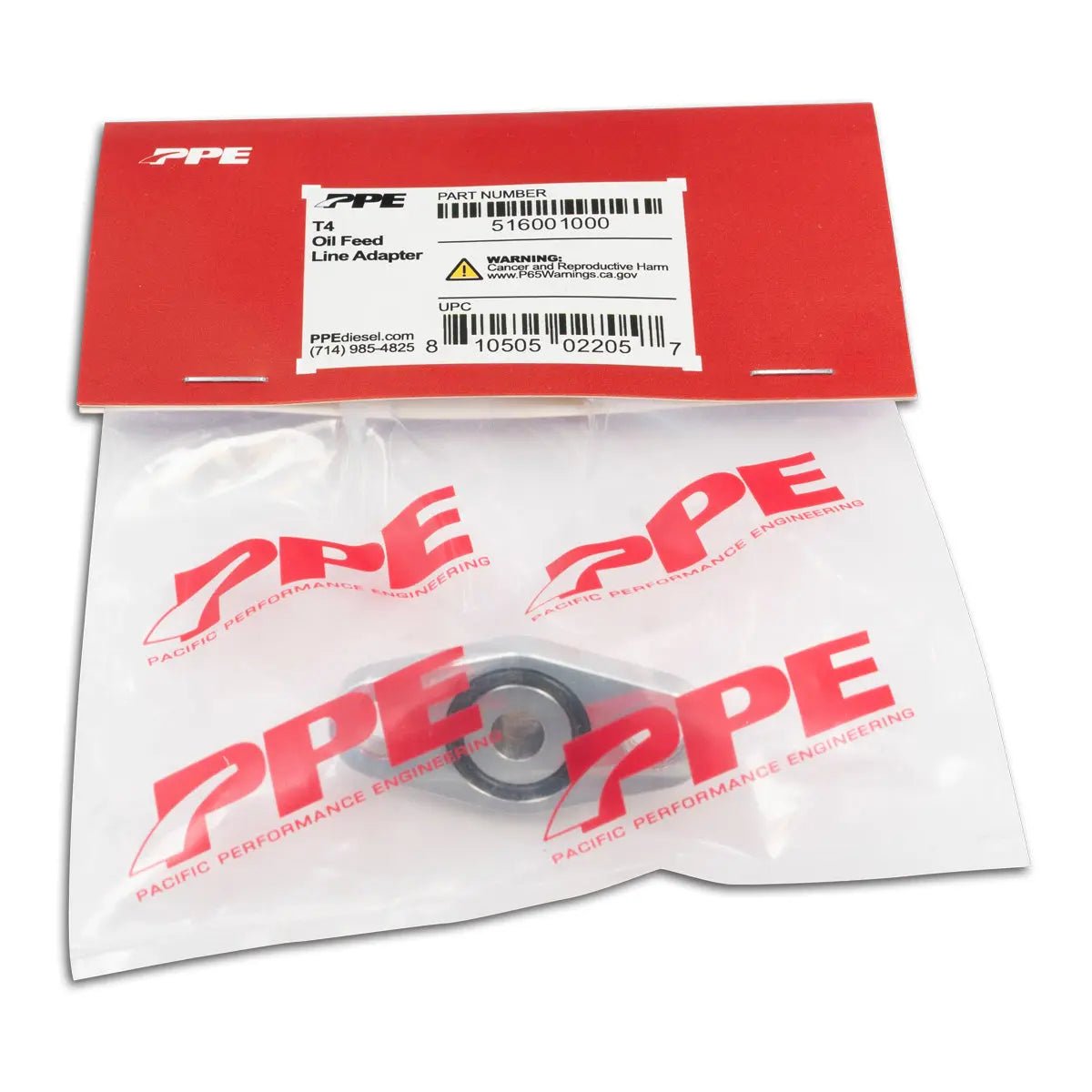 PPE 516001000 T4 Oil Feed Line Adapter - Southern Diesel Supply