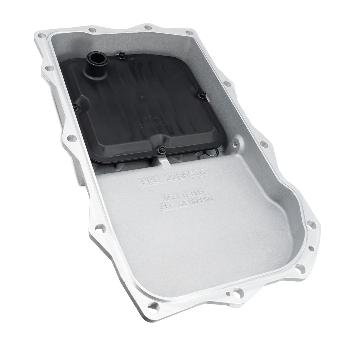 PPE Heavy - Duty Cast Aluminum ZF 8 Speed Transmission Pan (2014 - 2023 3.0L Cummins) - Southern Diesel Supply