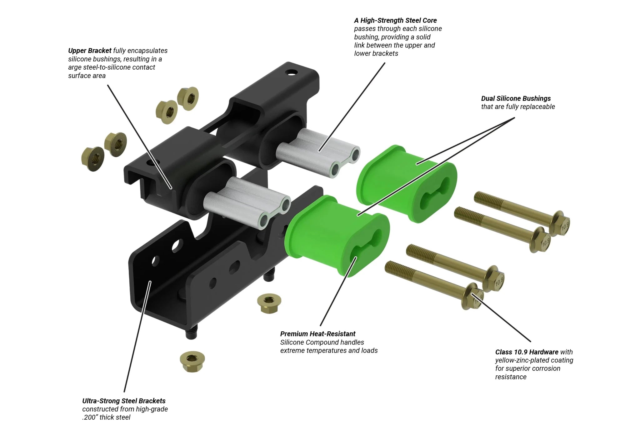PPE Performance Transmission Mount (2011-2019 6.6L Duramax) - Southern Diesel Supply