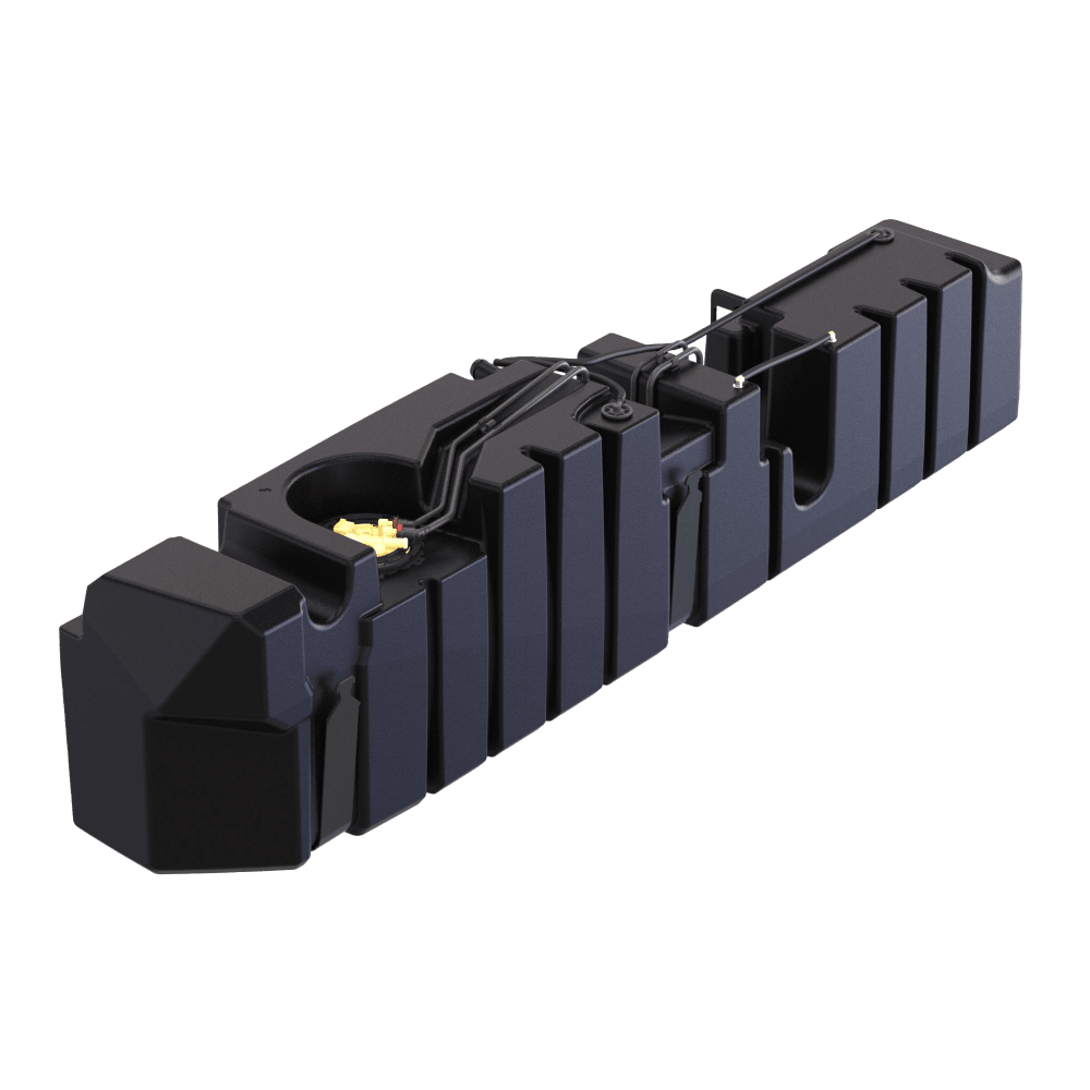 S&B 10-1015-2 64 Gallon High-Capacity Fuel Tank (2011-19 Chevy Silverado 2500/3500 and GMC Sierra 2500/3500 Crew Cab Long Bed 6.6L) - Southern Diesel Supply