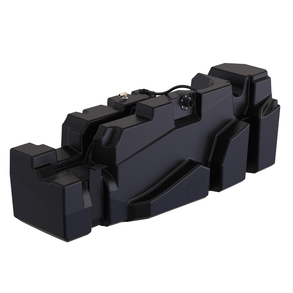 S&B 10-1036 56 Gallon High-Capacity Fuel Tank (2011-2026 GMC and Chevy 2500/3500 6.6L Duramax LML/L5P Crew Cab Short Bed) - Southern Diesel Supply