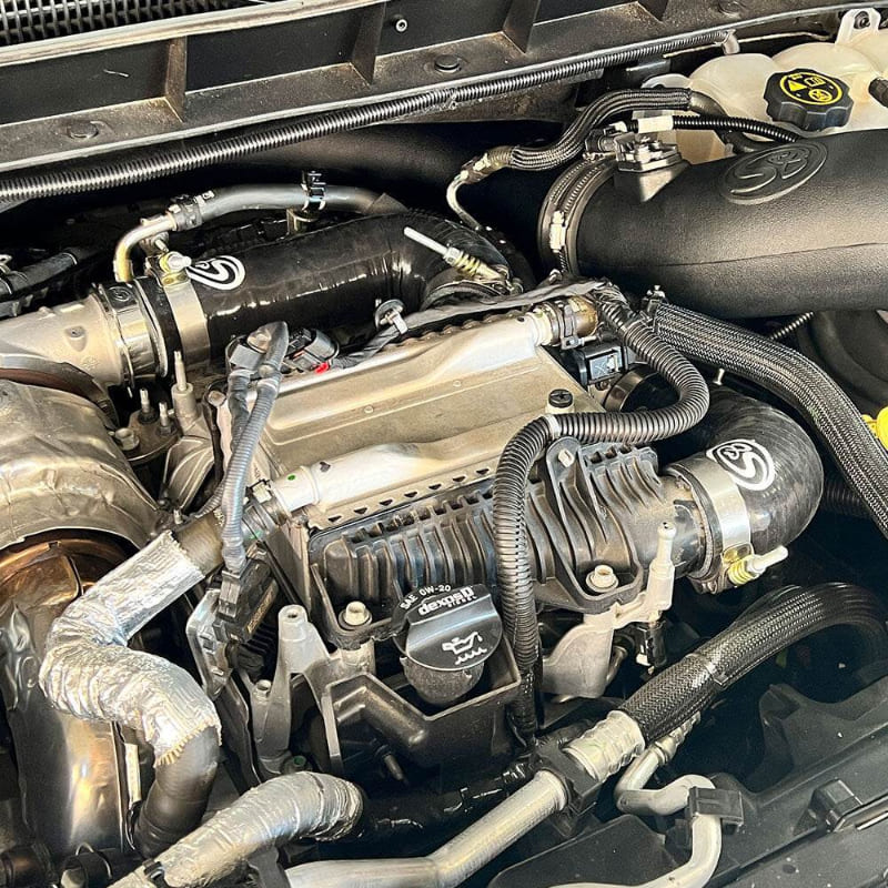S&B 83 - 1003 Hot Side Intercooler Pipe (2020 - 2025 3.0L Duramax) - Southern Diesel Supply