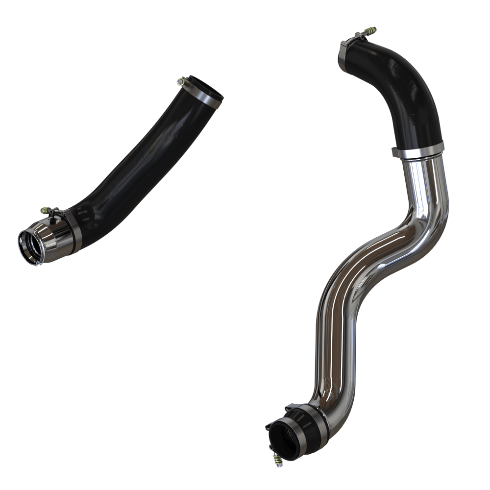 S&B 83-1006 Cold and Hot Side Intercooler Pipe (2017-2019 Silverado / Sierra Duramax L5P 6.6L) - Southern Diesel Supply