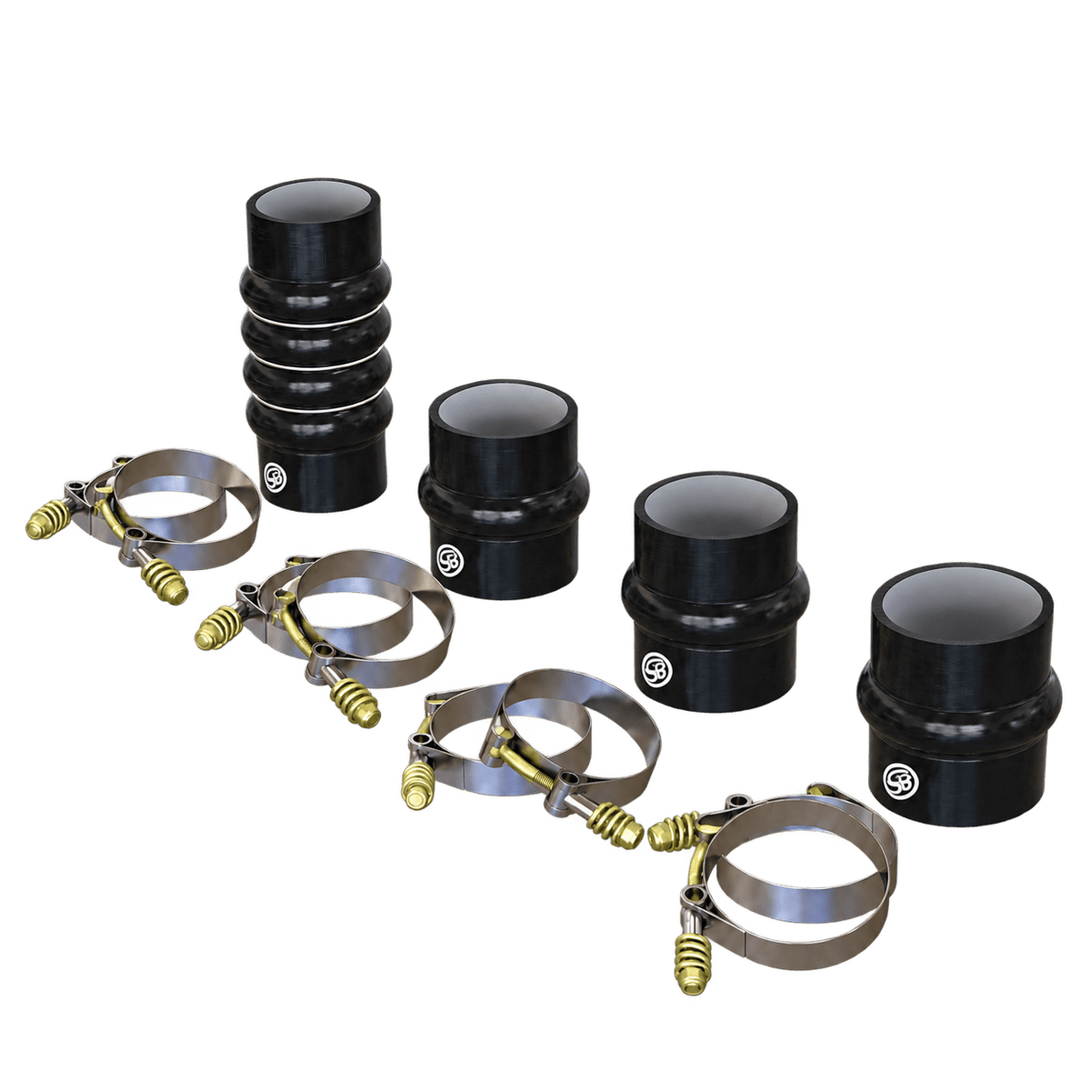 S&B 83-2016 Hot and Cold Side Boot Kit (2003-2007 Dodge Ram Cummins 5.9L) - Southern Diesel Supply
