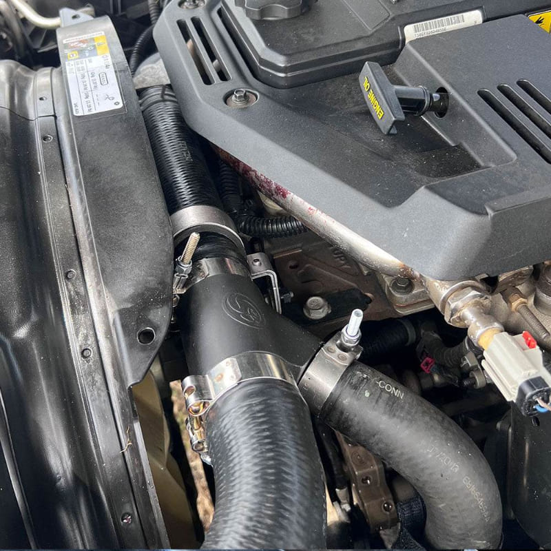 S&B 85 - 1000 Aluminum Dual Radiator Coolant Y - Pipe (2013 - 2015 Cummins w/ Duel Radators) - Southern Diesel Supply