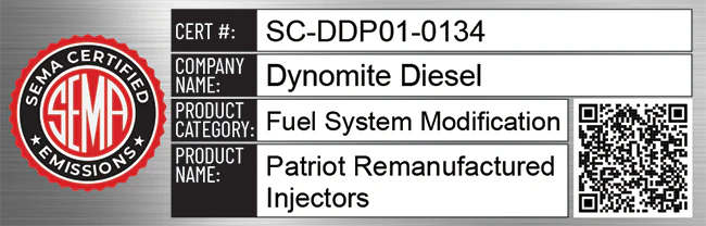 Dynomite Diesel DDPP305-STK 5.9L Cummins Stock Patriot Series Injector - REMAN (2003-2004 Cummins)
