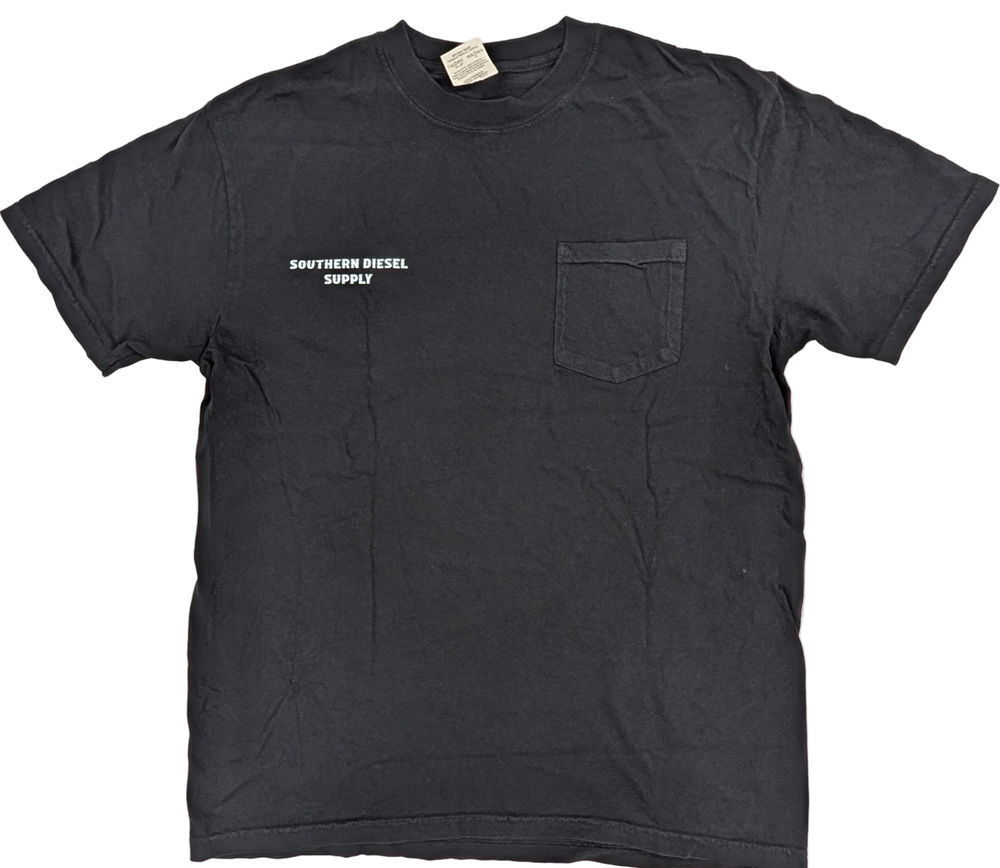 Southern Diesel Supply | Classic Black & White Pocket Tee | Diesel Truck Part - Southern Diesel Supply