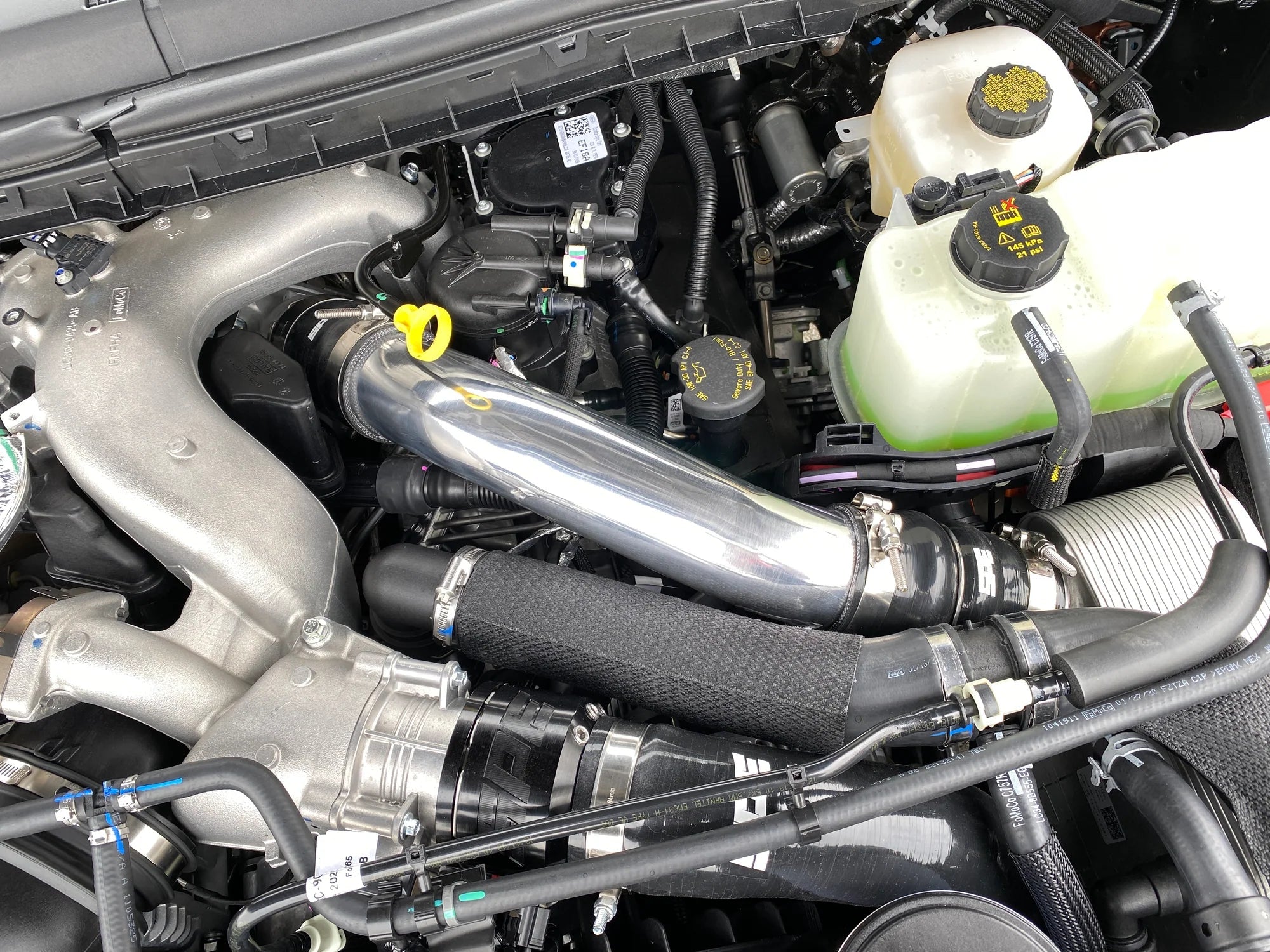 SPE Motorsport S100117 Hot Side Intercooler Pipe (Fits All Year Non - HO Trucks 2011 - 2025 Power Stroke) - Southern Diesel Supply