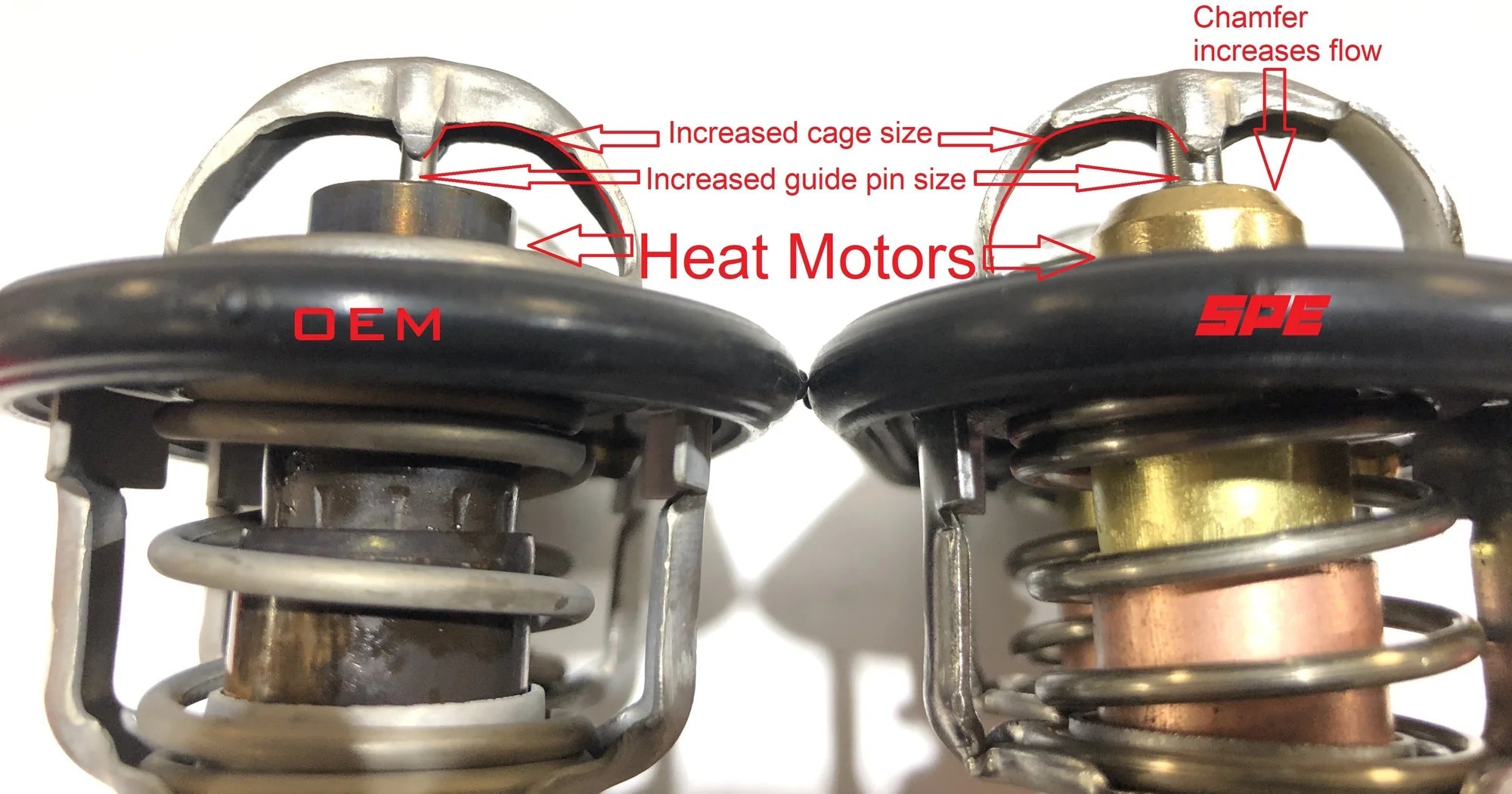 SPE Motorsport S100119 Low Temp, High Flow Thermostat (2011 - 2024 Power Stroke) - Southern Diesel Supply