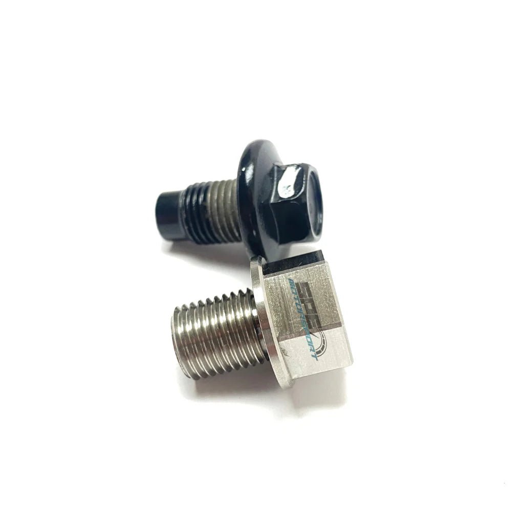 SPE Motorsport S100123 Billet Stainless Steel Oil Drain Plug (2012 - 2025 Power Stroke) - Southern Diesel Supply
