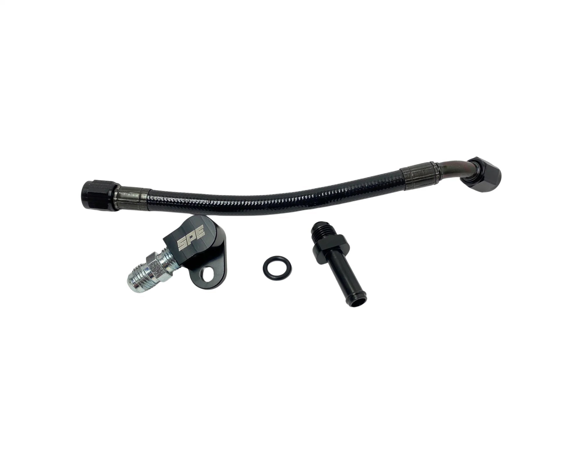 SPE Motorsport S100152 Turbo Coolant Feed Line (2017 - 2019 Power Stroke) | Turbocharger | Powerstroke - Southern Diesel Supply