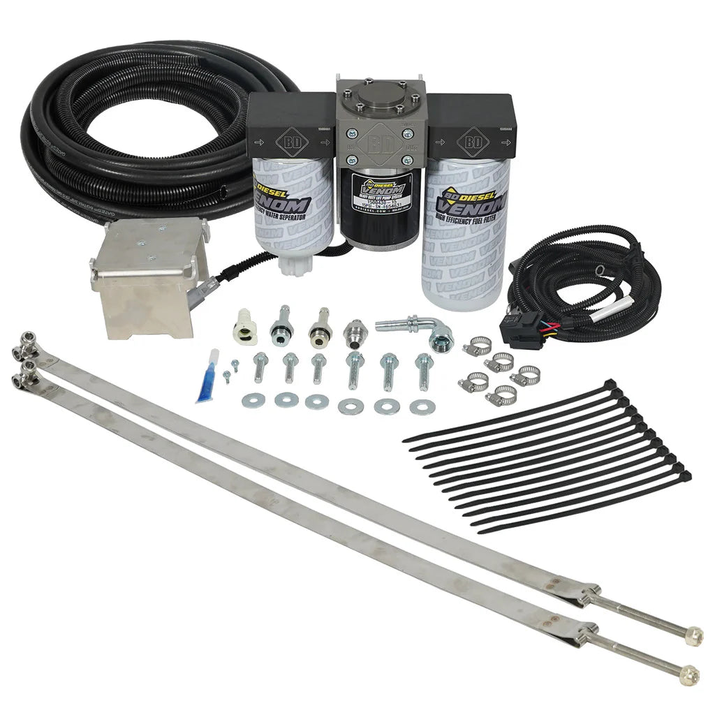 BD Diesel BD Diesel 1050335 Venom Lift Pump With Filter & Water Separator (2003-2004.5 Cummins) - Diesel Performance Part