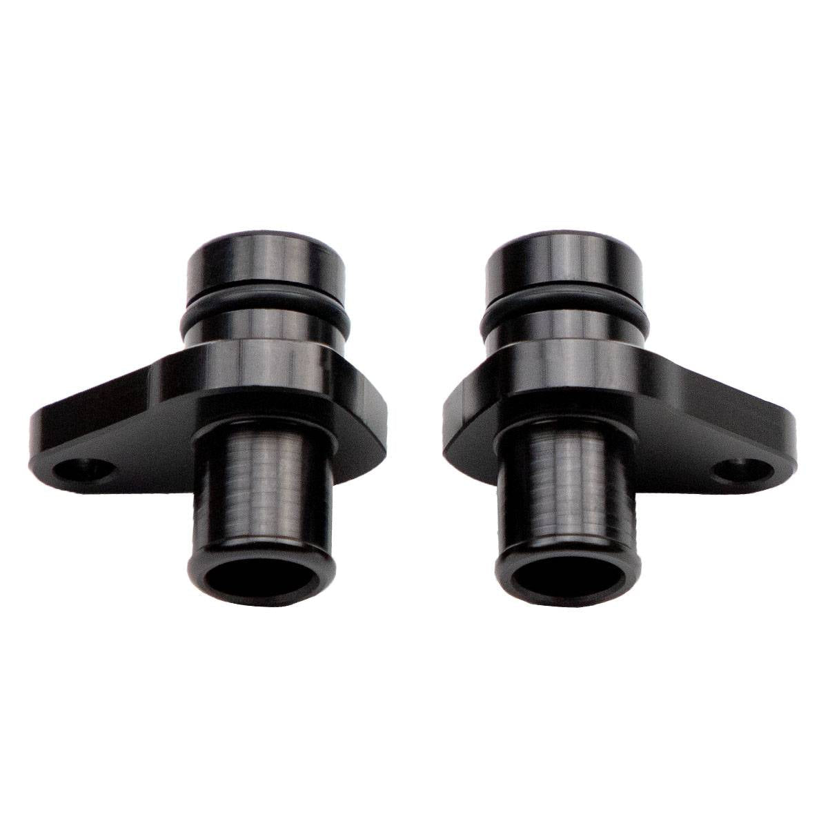 WCFab WCF100189 LLY/LBZ/LMM Duramax Billet Crankcase Vent (PCV) Fitting Kit, Black Anodized - Southern Diesel Supply