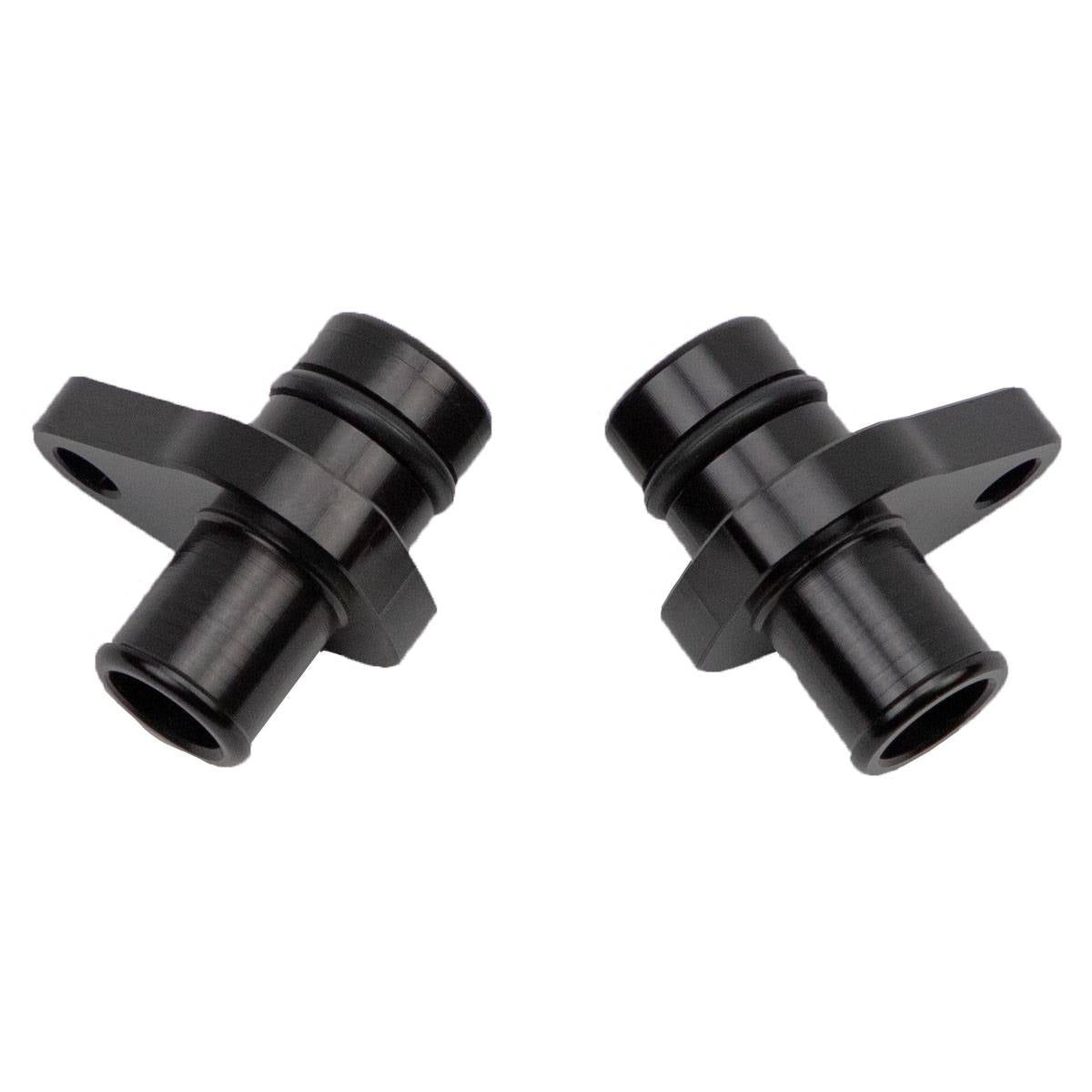 WCFab WCF100189 LLY/LBZ/LMM Duramax Billet Crankcase Vent (PCV) Fitting Kit, Black Anodized - Southern Diesel Supply