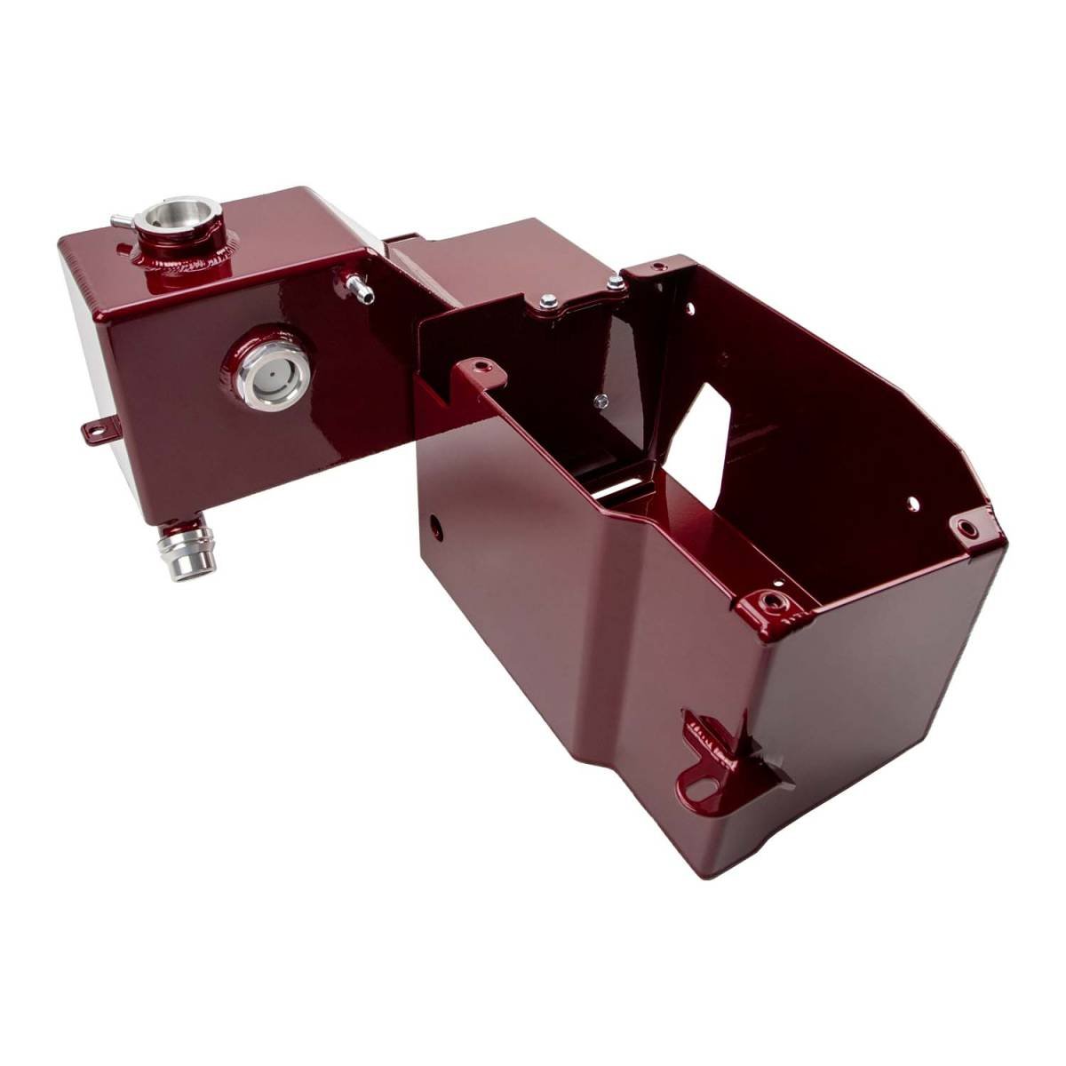WCFab WCF100203 6.7L Powerstroke Coolant Tank Kit With Battery Box (2017 - 2025 Power Stroke) - Southern Diesel Supply