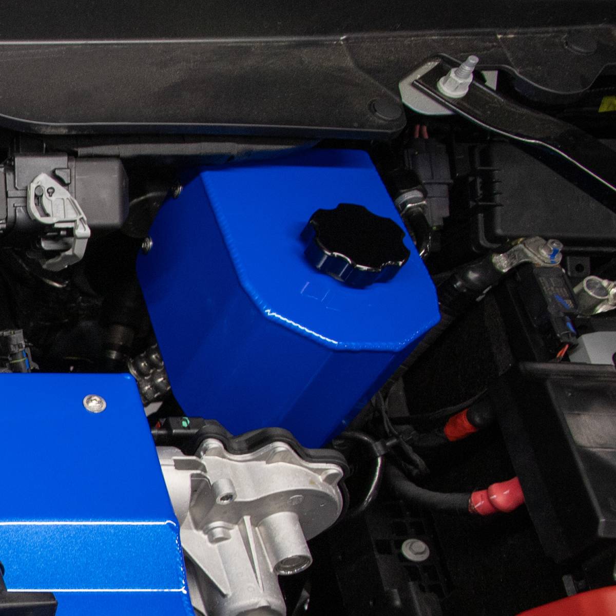 WCFab WCF100258 5.9L And 6.7L Cummins Billet Aluminum Brake Master Cylinder Cap, Black Anodized - Southern Diesel Supply