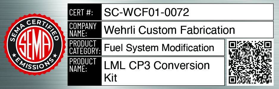WCFab WCF100260 LML Duramax CP3 Conversion Kit - Southern Diesel Supply
