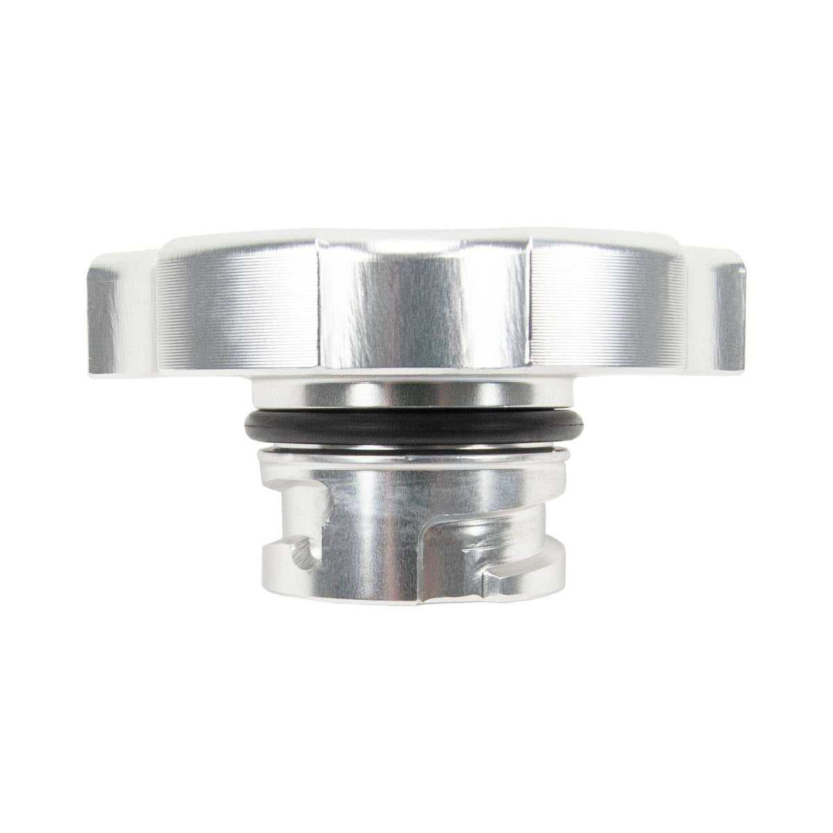 WCFab WCF100288 6.7L Powerstroke Billet Aluminum Oil Fill Cap, Clear Anodized (2011 - 2025 Power Stroke) - Southern Diesel Supply