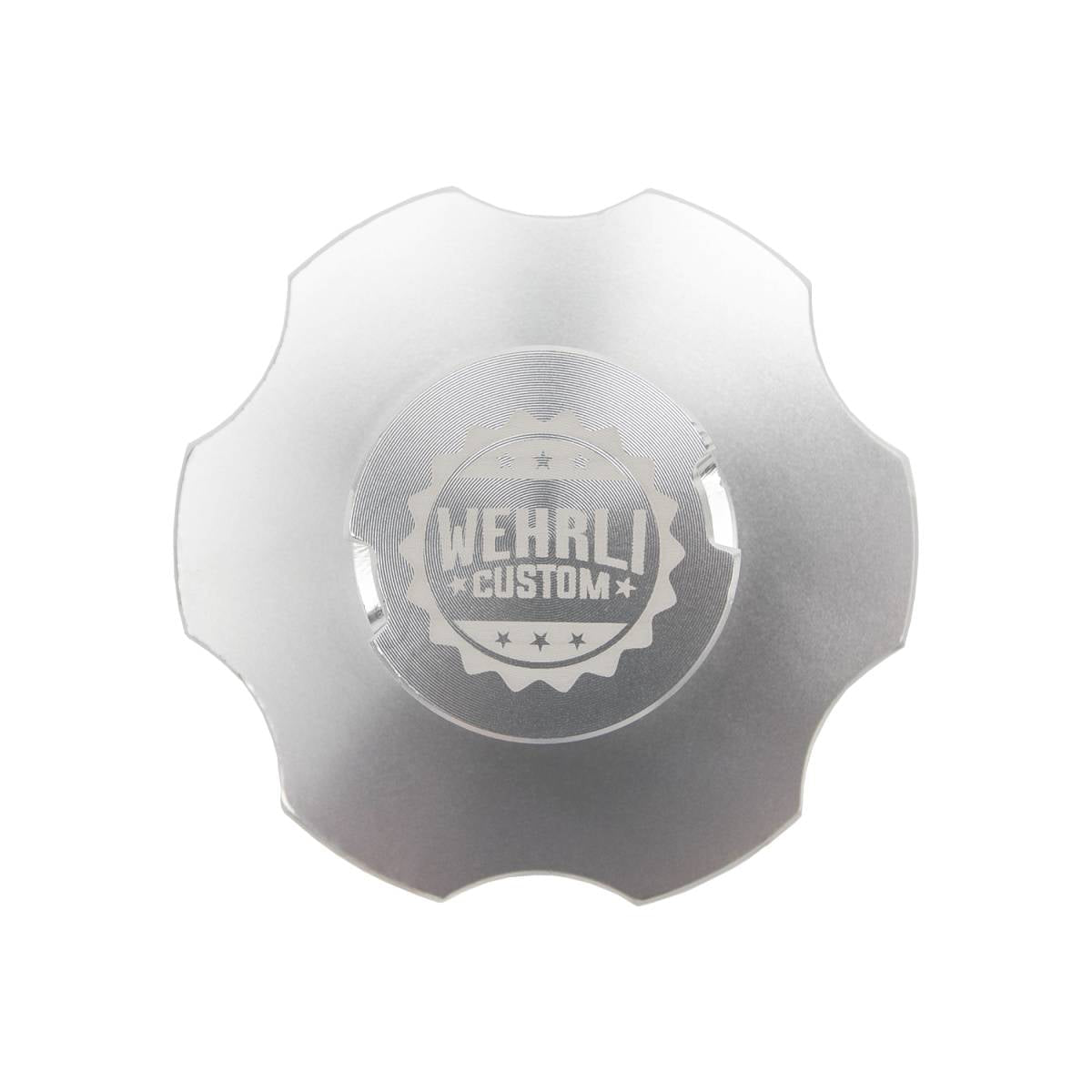 WCFab WCF100288 6.7L Powerstroke Billet Aluminum Oil Fill Cap, Clear Anodized (2011 - 2025 Power Stroke) - Southern Diesel Supply