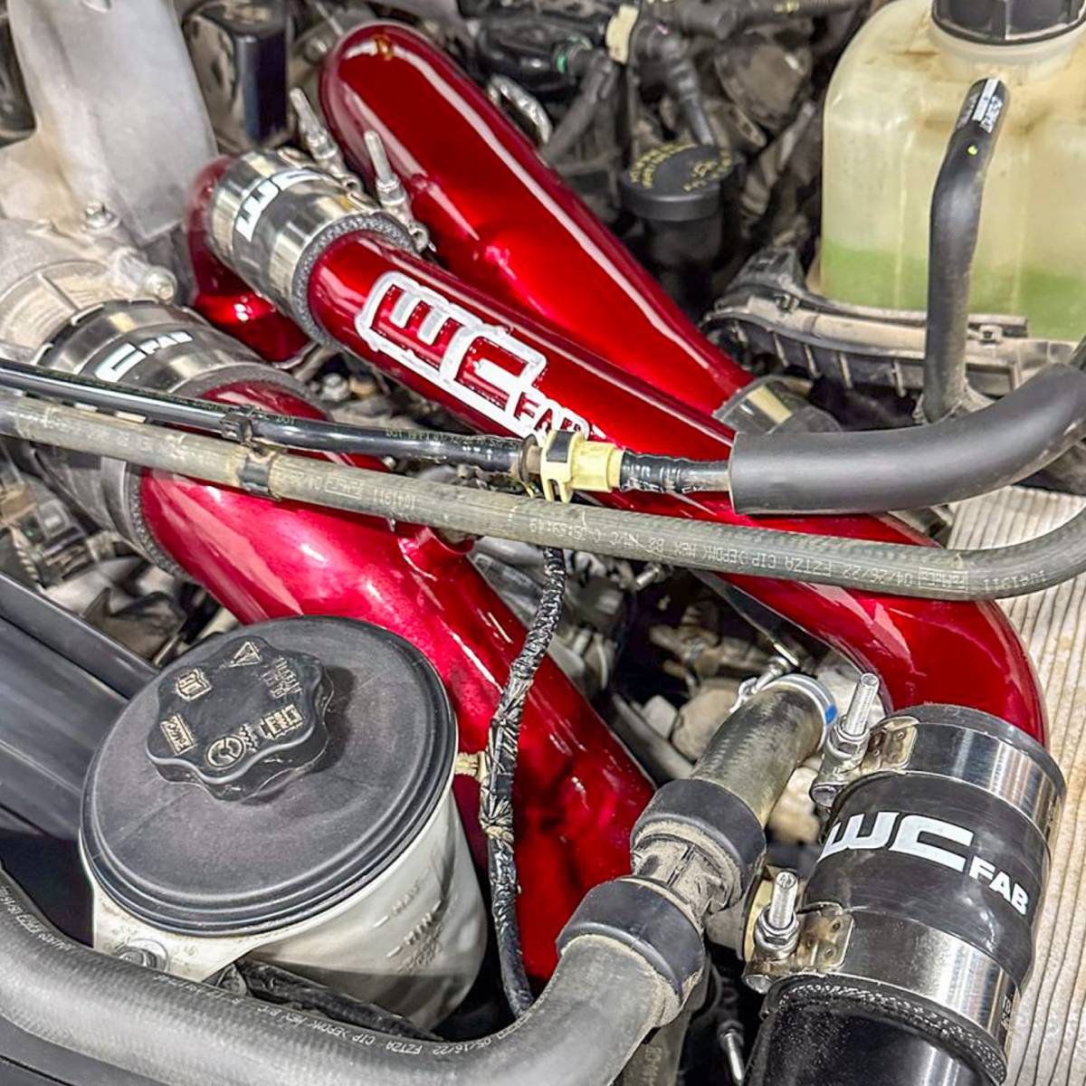 WCFab WCF100295 3.5" Cold Side Intercooler Pipe Kit (2017 - 2025 Power Stroke) - Southern Diesel Supply