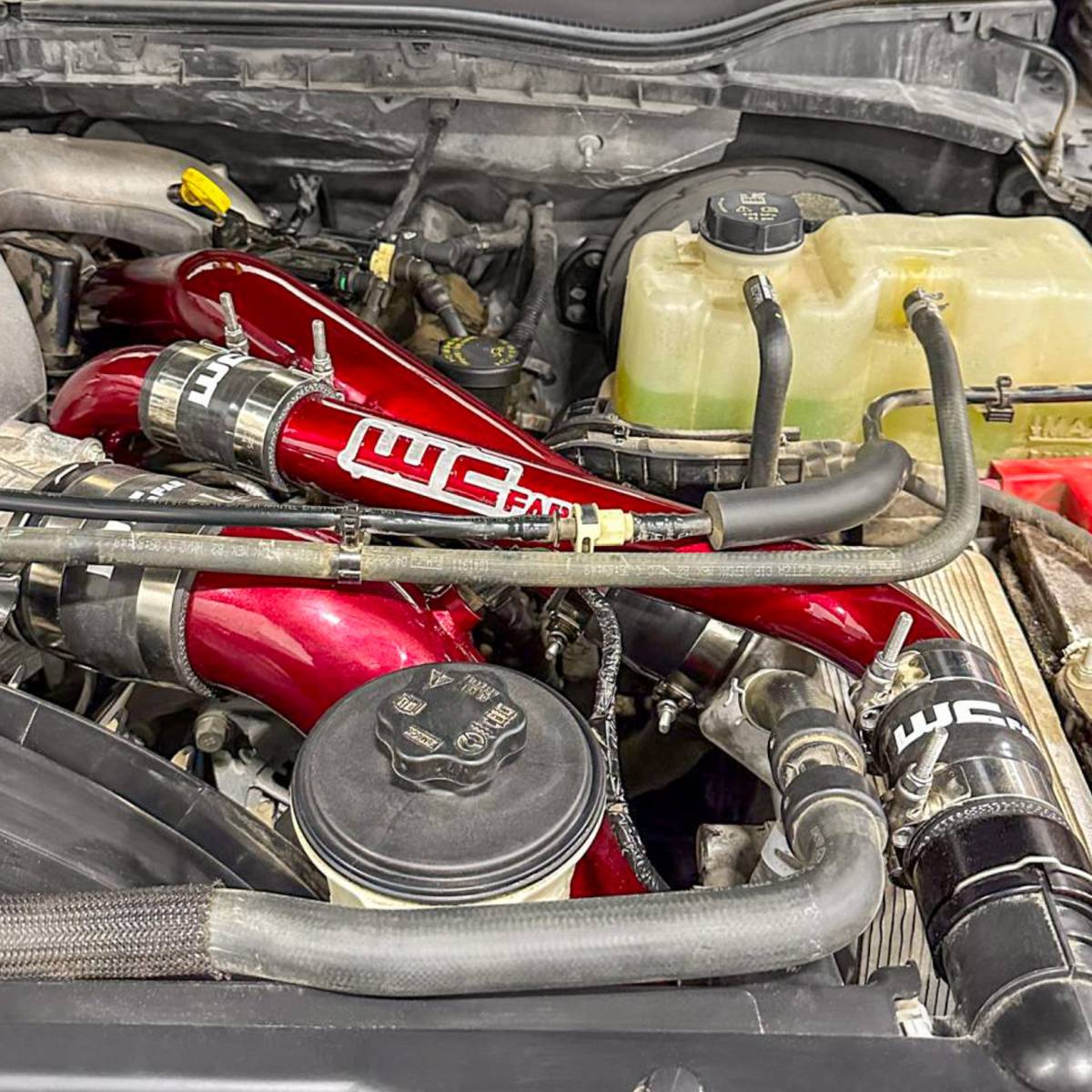 WCFab WCF100295 3.5" Cold Side Intercooler Pipe Kit (2017 - 2025 Power Stroke) - Southern Diesel Supply
