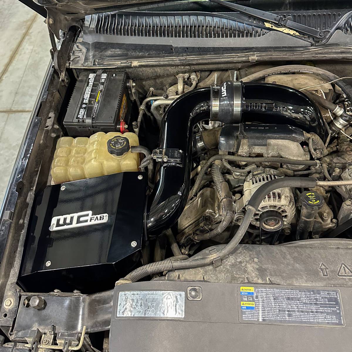 WCFab WCF100301 LLY Duramax 4" Intake Kit With Air Box Stage 2 - Southern Diesel Supply