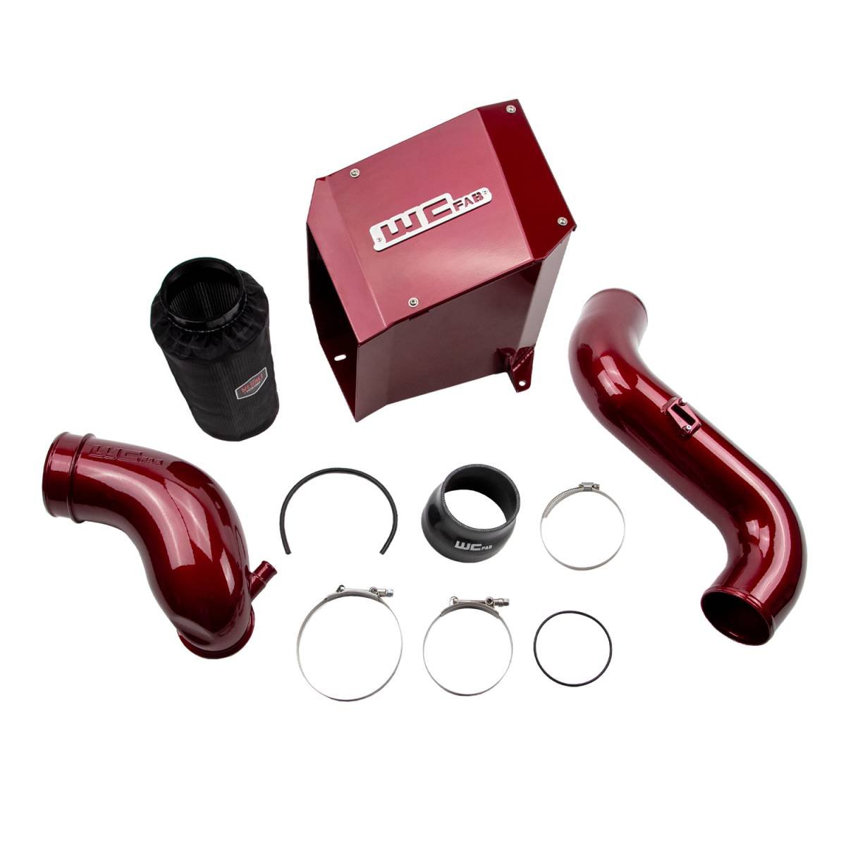 WCFab WCF100303 LMM Duramax 4" Intake Kit With Air Box Stage 2 - Southern Diesel Supply