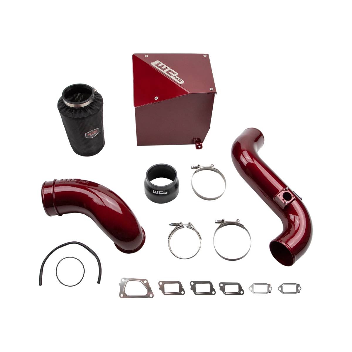 WCFab WCF100304 LML Duramax 4" Intake Kit With Air Box Stage 2 - Southern Diesel Supply