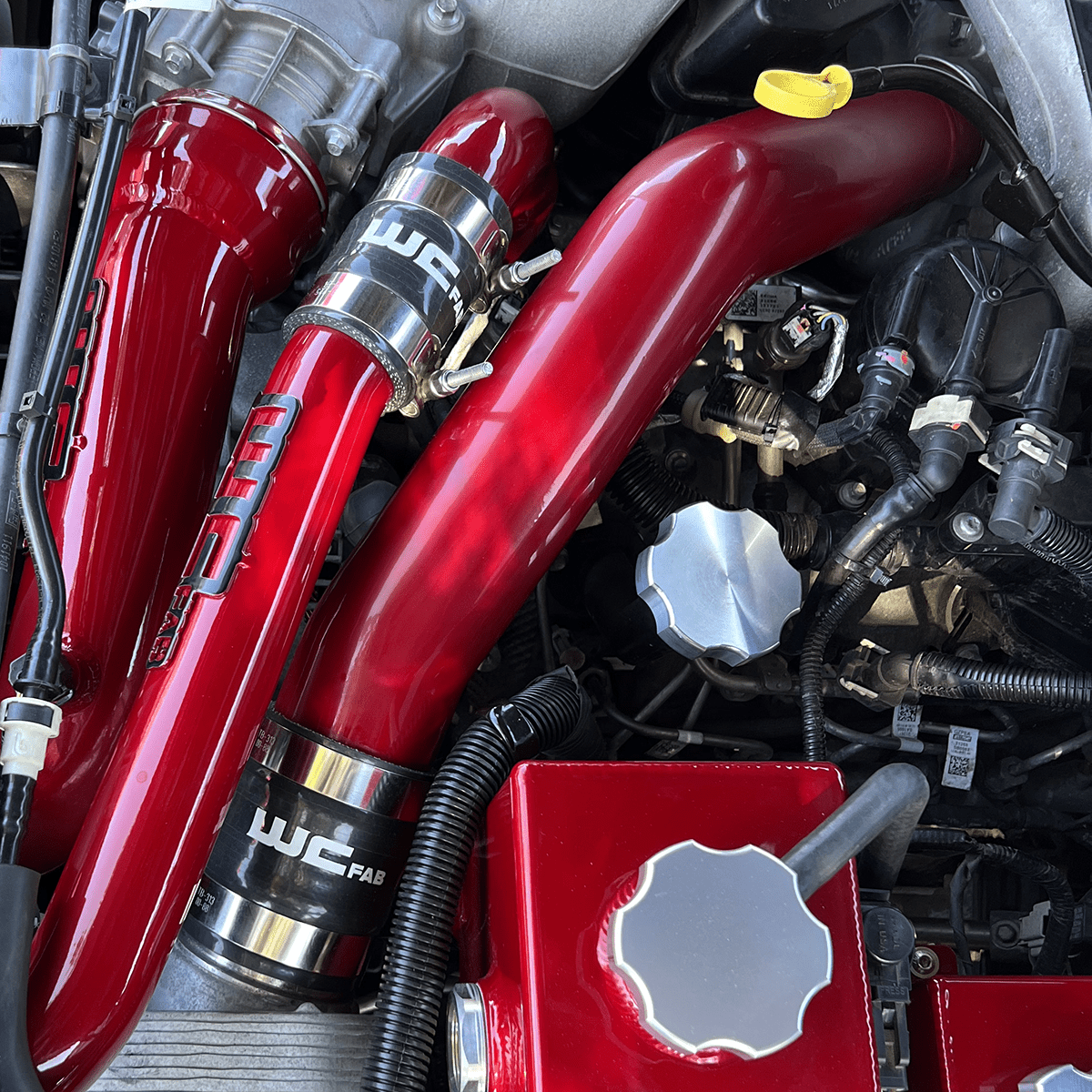 WCFab WCF100308 High Output Hot Side Intercooler Pipe Kit (2023 - 2025 Power Stroke) - Southern Diesel Supply