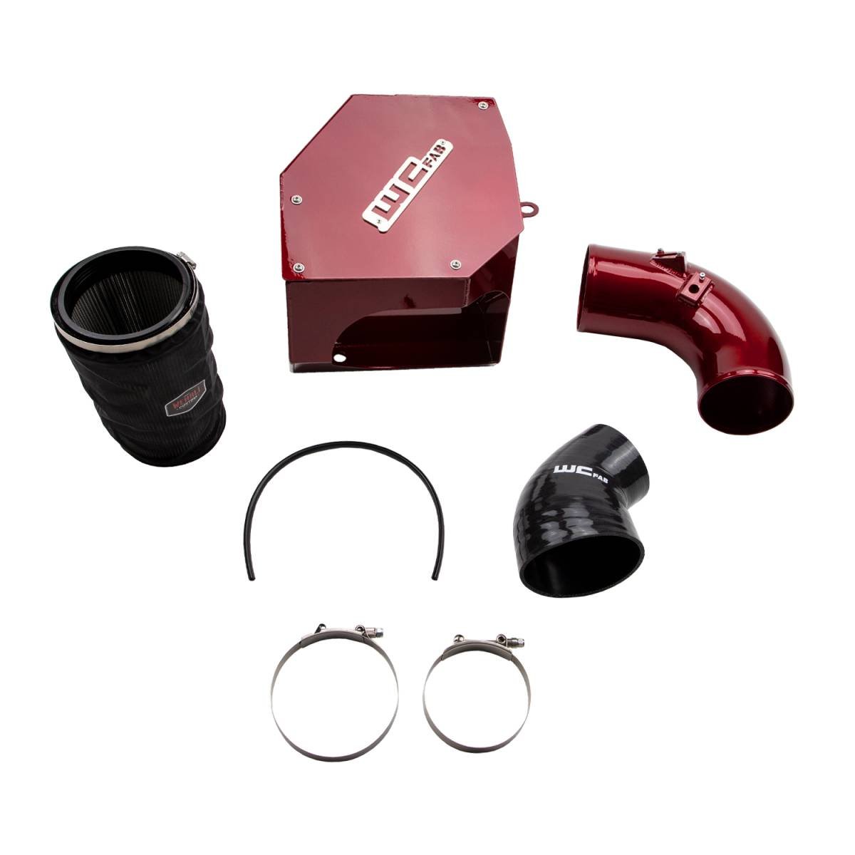 WCFab WCF100315 6.7 Cummins 5" Intake Kit With Air Box - Southern Diesel Supply