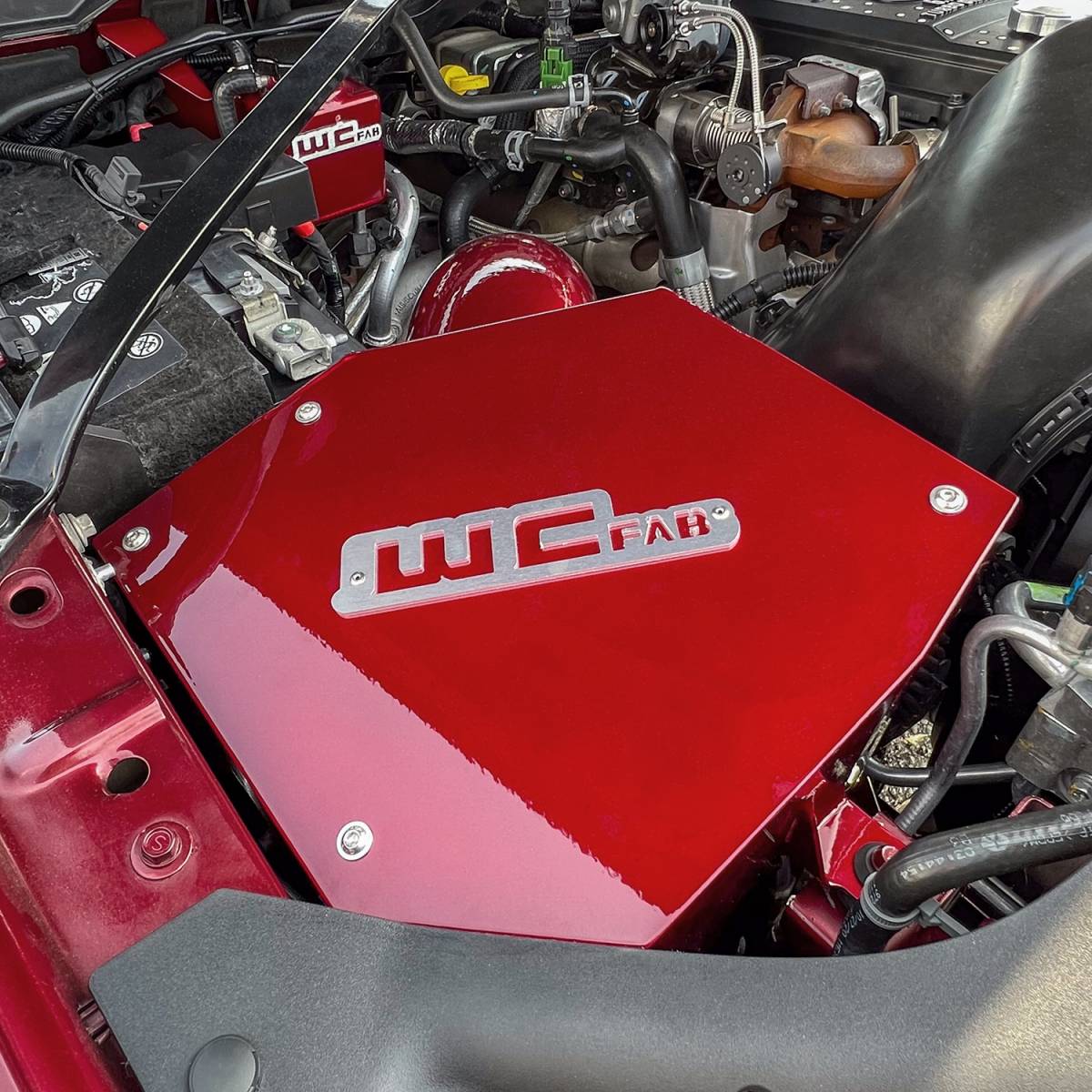 WCFab WCF100315 6.7 Cummins 5" Intake Kit With Air Box - Southern Diesel Supply