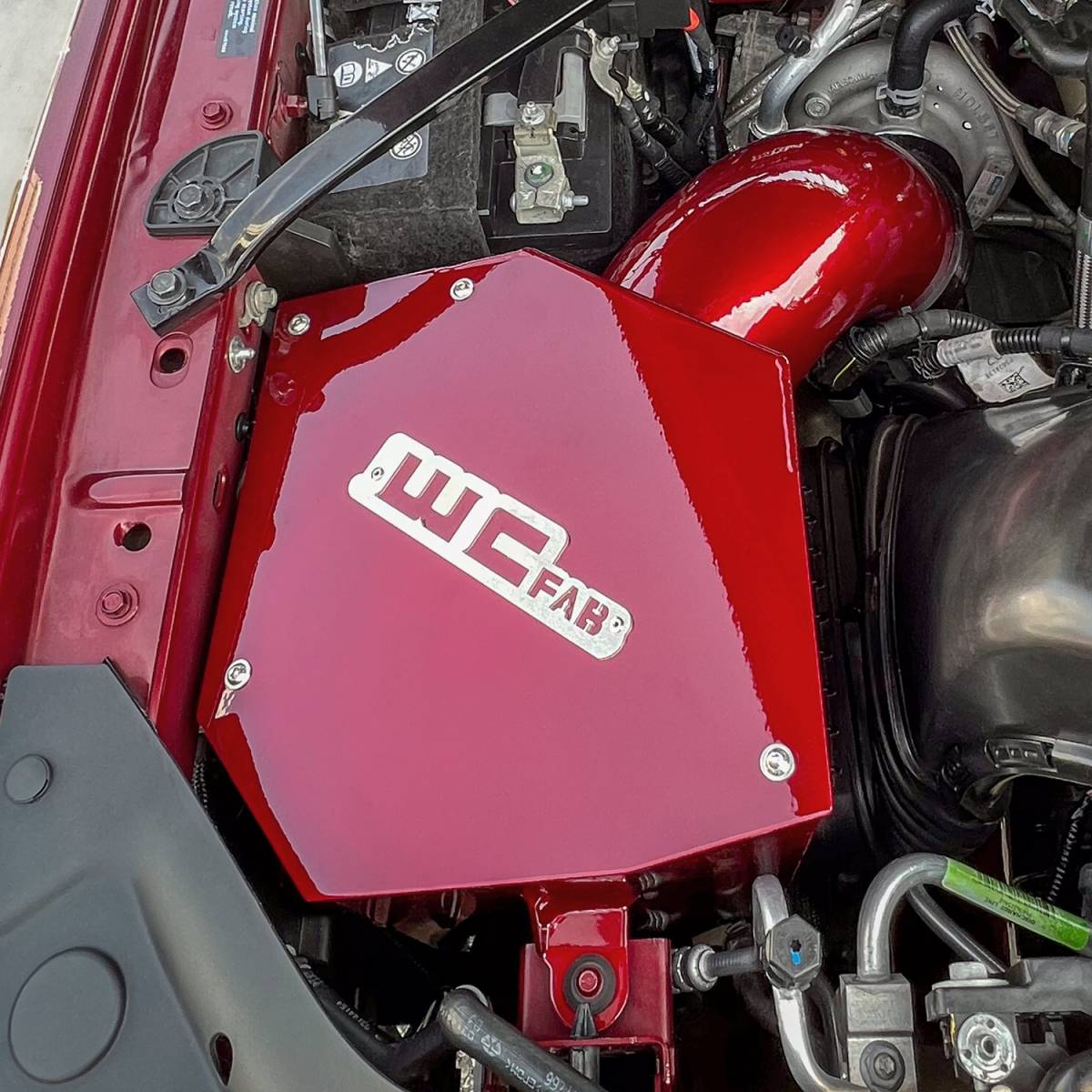 WCFab WCF100315 6.7 Cummins 5" Intake Kit With Air Box - Southern Diesel Supply