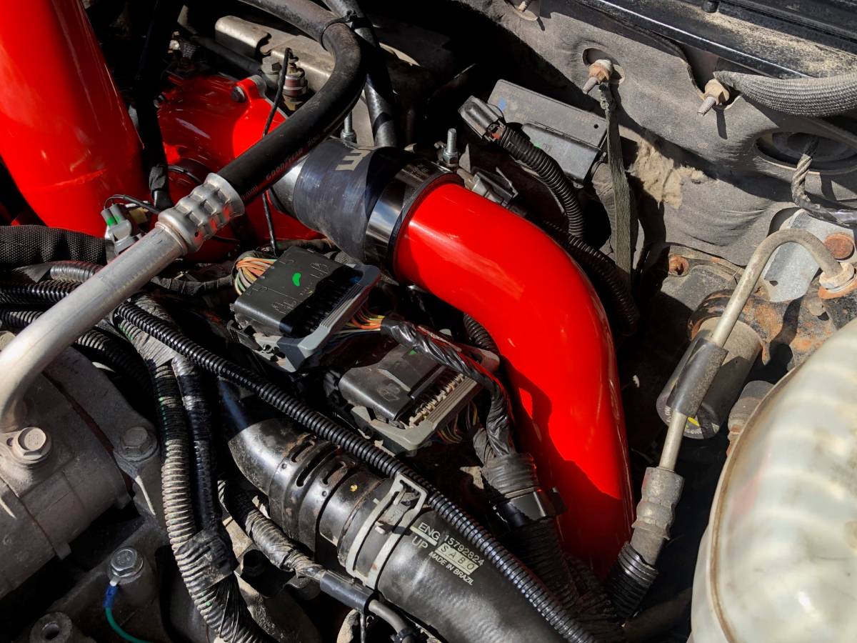 WCFab WCF100352 LLY/LBZ/LMM Duramax Driver (Hot) Side 3" Intercooler Pipe Kit - Southern Diesel Supply