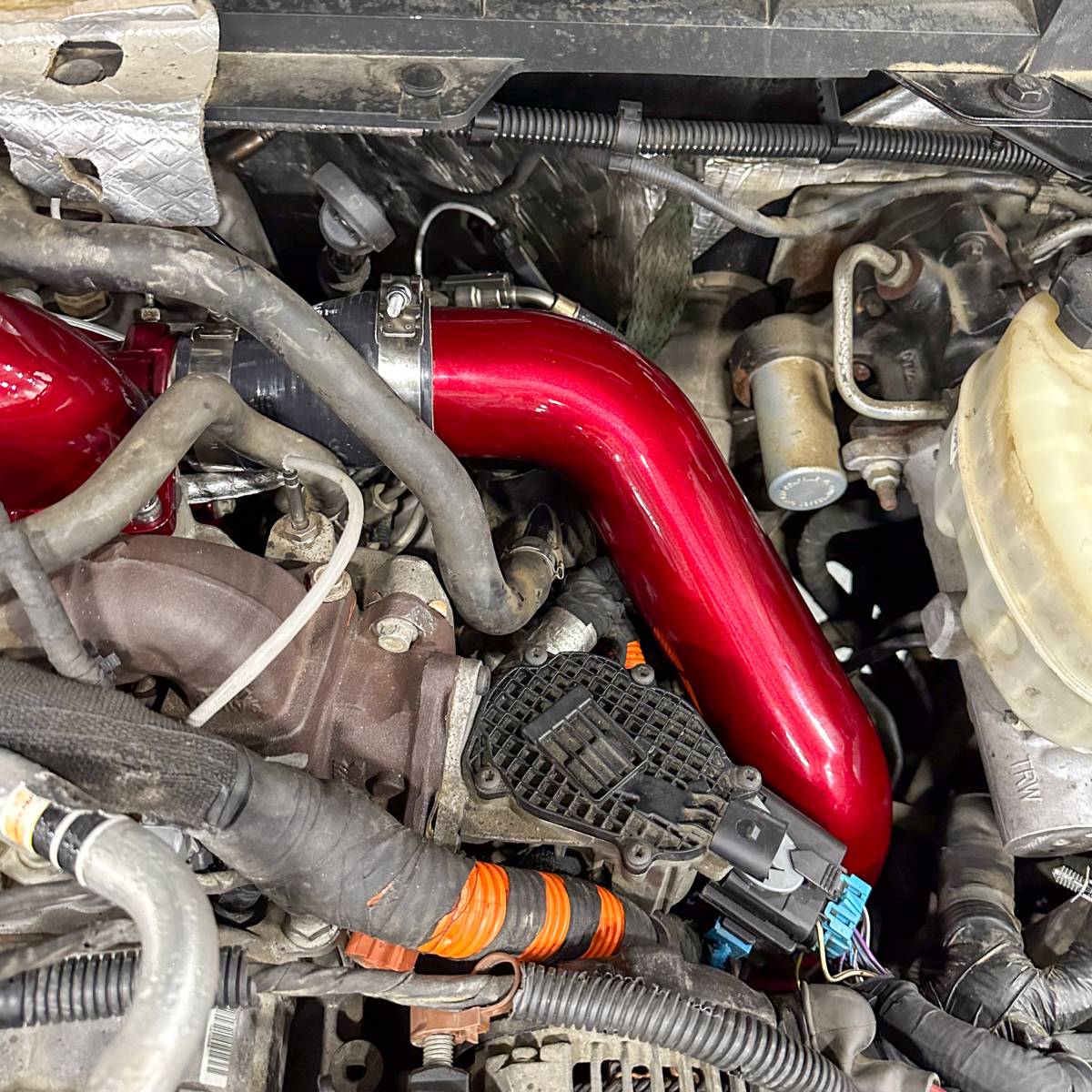 WCFab WCF100353 LML Duramax Driver (Hot) Side 3" Intercooler Pipe - Southern Diesel Supply